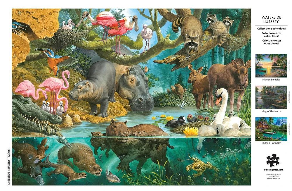 Buffalo Games - Waterside Nursery - 1000 Piece Jigsaw Puzzle