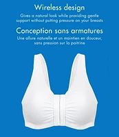 Bestform 9706014 Comfort Cotton Blend Front Close Sports Bra, Sizes 34 - 48