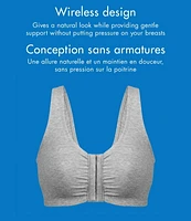 Bestform 9706014 Soutien-gorge de sport en coton mélangé à fermeture frontale Tailles 34 - 48
