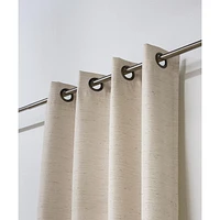 Safdie & Co. Curtain 2PK 84L Blackout Linen Look Natural