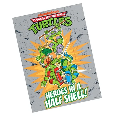 Teenage Mutant Ninja Turtles, 24-Piece Jigsaw Puzzle Ninja Turtles Toys for Toy Box TMNT Kids Puzzles Cool Stuff Boy Toys, for Kids Ages 4 and up