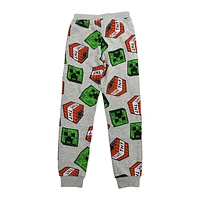 Minecraft Boys Creeper Toss Joggers