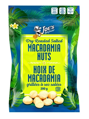 Joe's Tasty Travels Dry Roasted Salted Macadamia Nuts