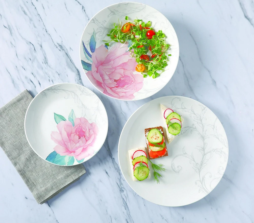 Martha Stewart Peony Salad Plate