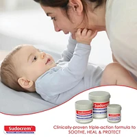 Sudocrem® Healing Cream - 250 g Tub - Diaper Rash | Minor Skin Irritations | Incontinence Dermatitis Cream, Recommended by pediatricians, dermatologists