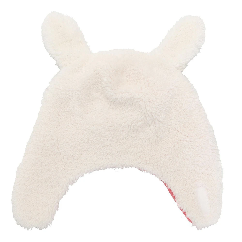 FlapJackKids - Baby, Toddler, Kids, Girls Reversible Sherpa Fleece Hat - Double Layered - Bunny/Deer