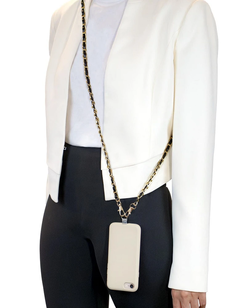 Crossbody cell phone lanyard
