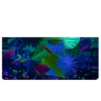 Glofish 10 Gallon Aquarium Fish Tank Kits, Includes LED Lighting and Décor