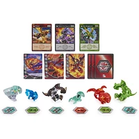 Bakugan Evolutions, Neo Dragonoid and Ghost Beast Battle Strike Pack, Includes 6 Bakugan Action Figures, 9 Trading Cards and 8 BakuCores, Kids Toys for Boys, Ages 6 and Up