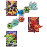 Bakugan Evolutions, Neo Dragonoid and Ghost Beast Battle Strike Pack, Includes 6 Bakugan Action Figures, 9 Trading Cards and 8 BakuCores, Kids Toys for Boys, Ages 6 and Up