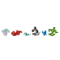 Bakugan Evolutions, Neo Dragonoid and Ghost Beast Battle Strike Pack, Includes 6 Bakugan Action Figures, 9 Trading Cards and 8 BakuCores, Kids Toys for Boys, Ages 6 and Up