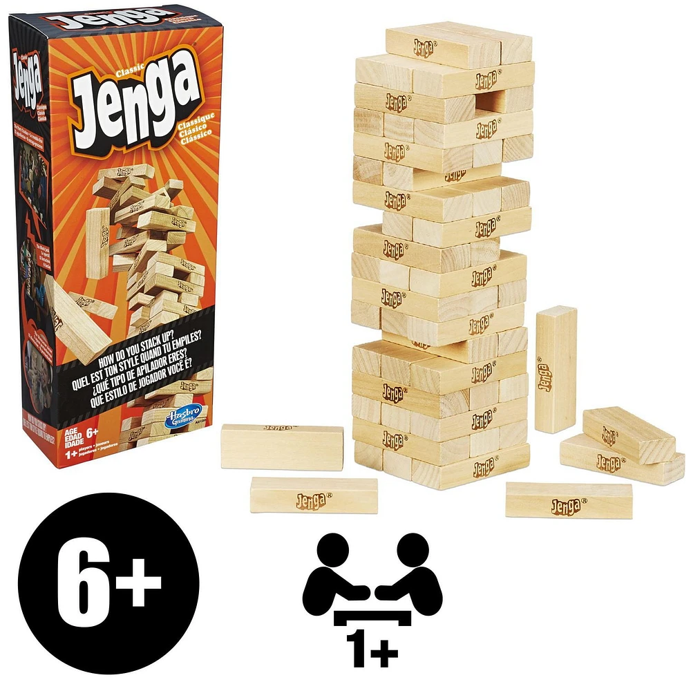 Jenga Game, The Original Wood Block Party Game