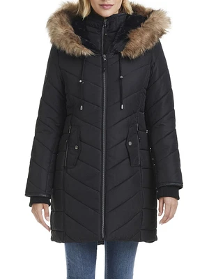 George Women's Full-Zip Quilted Jacket