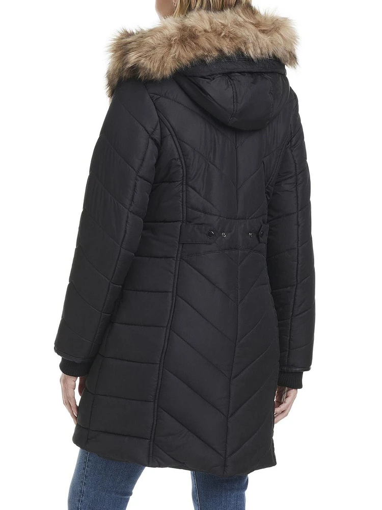 George Women's Full-Zip Quilted Jacket