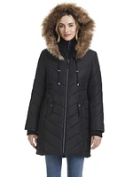 George Women's Full-Zip Quilted Jacket