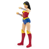 DC Comics, 4-Inch Wonder Woman Action Figure with 3 Mystery Accessories, for Kids Aged 3 and up