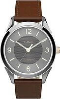 Timex Briarwood 40mm Leather Strap Watch