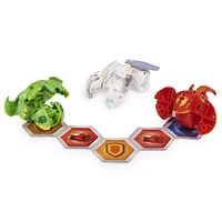 Bakugan Evolutions Starter Pack 3-Pack, Gillator Ultra with Wrath and Warrior Whale, Collectible Action Figures, Ages 6 and Up