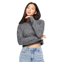 No Boundaries Women's Crew Neckline Sweater