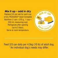 Pedigree High Protein Beef & Lamb Flavour in Gravy Wet Dog Food, 375g