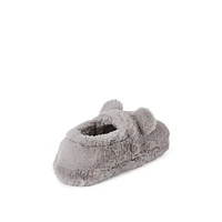 George Girls' Bear Slippers, Sizes 11-5