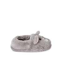 George Girls' Bear Slippers, Sizes 11-5