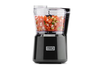 TRU 3 Cup Food Chopper, Black, 150 watt, 3 Cup capacity