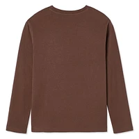 George Boys' Long Sleeve Pocket Tee, Sizes XS-XL