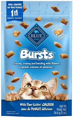 BLUE Bursts Paw-Lickin' Chicken Cat Treats, 56g