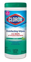 Serviettes désinfectantes Clorox® au parfum fraîcheur, boîte de 35