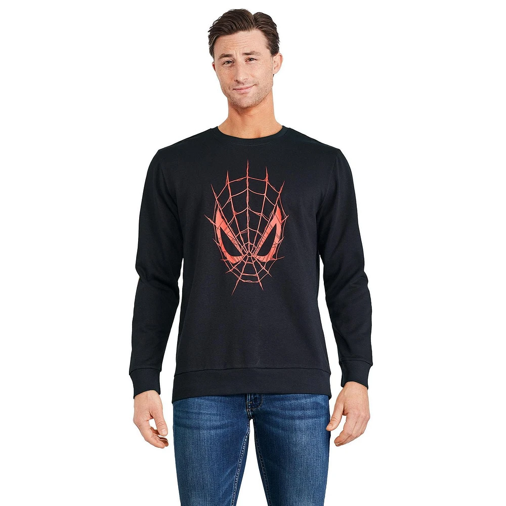 Marvel Men's Spider-Man Long Sleeve Tee