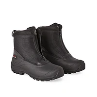 Ozark Trail Men's Zip Front Winter Boots, Sizes 7-13