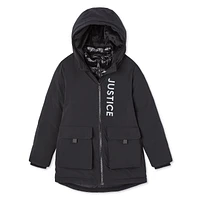 Justice Girls' Puffer Jacket