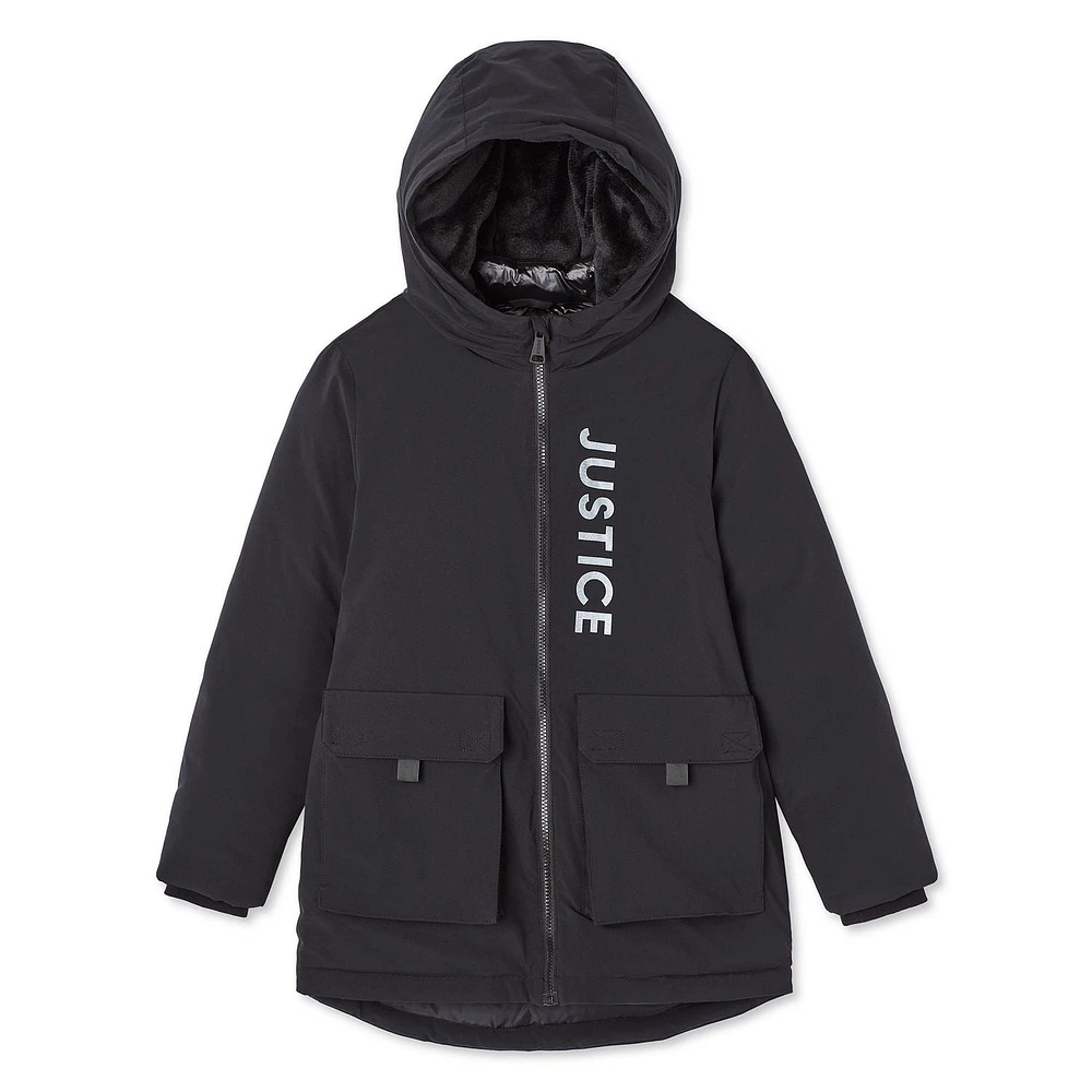 Justice Girls' Puffer Jacket