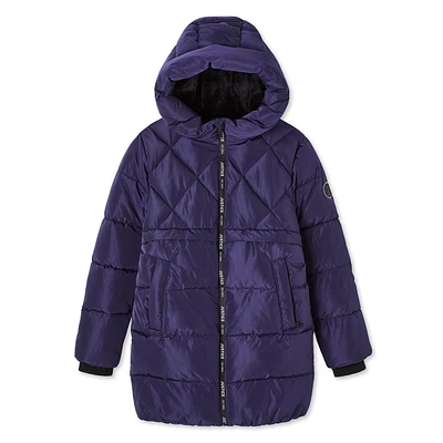 Justice Girls' Quilted Parka