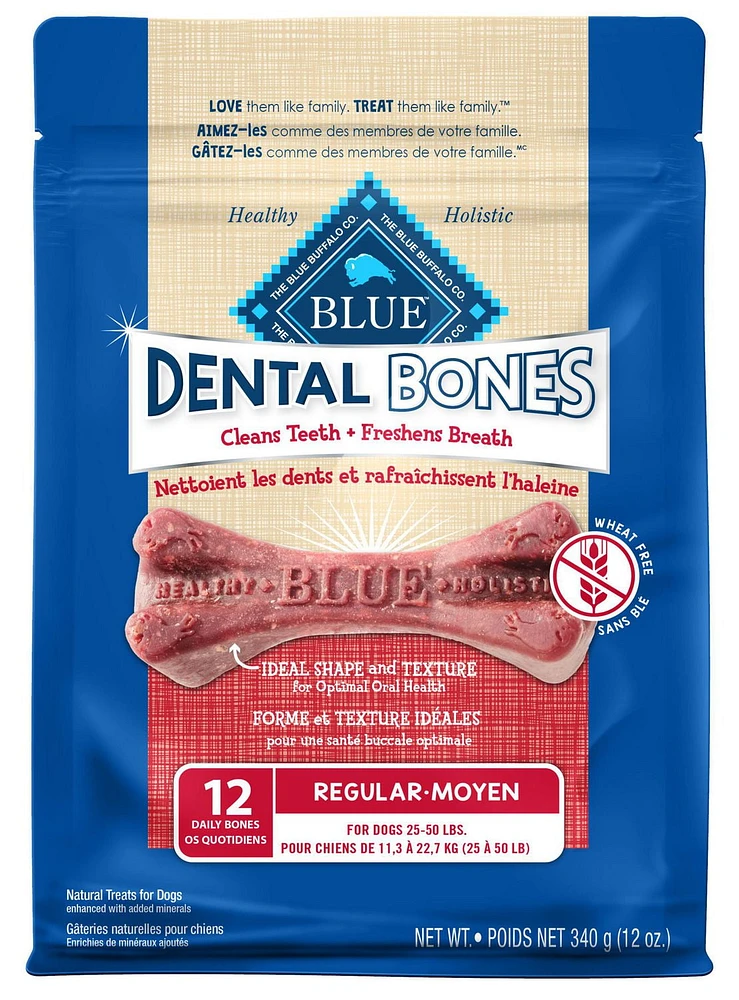 BLUE Bones Regular Size Dog Dental Chews