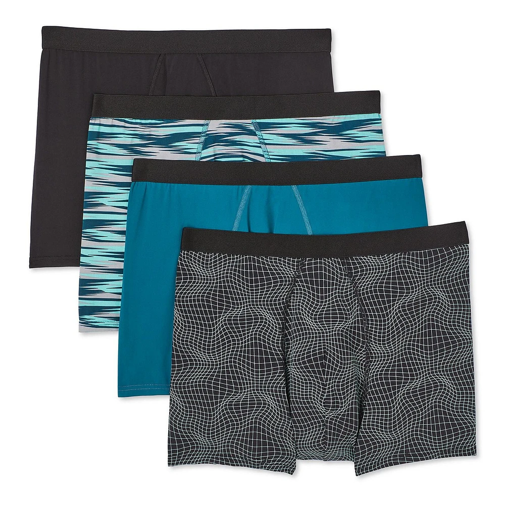 Lot de 4 caleçons Athletic Works pour hommes Tailles P–TG