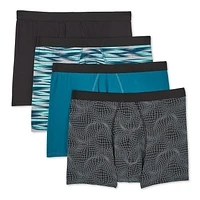 Lot de 4 caleçons Athletic Works pour hommes Tailles P–TG