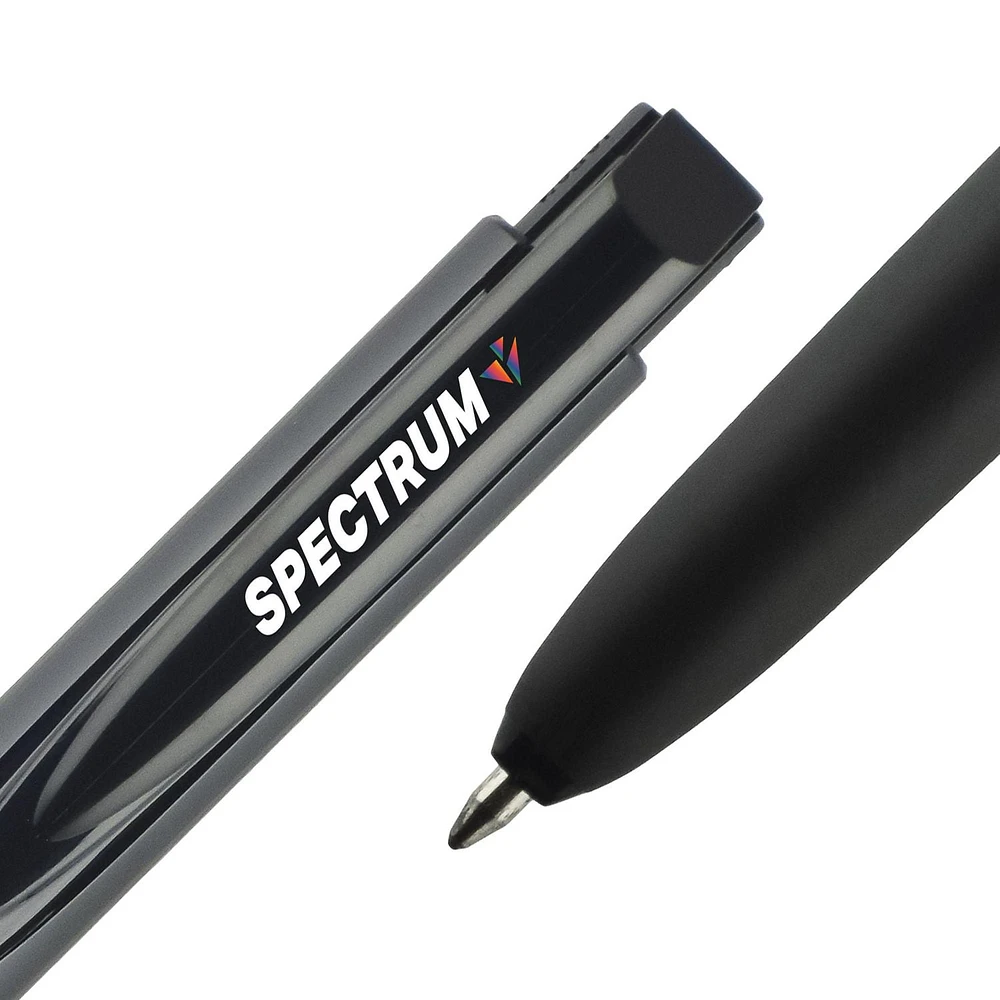 uni® Spectrum Retractable Gel Pens, Medium Point (0.7mm), Black Ink, 3 Pack, Spectrum Gel Pens 3pk Black