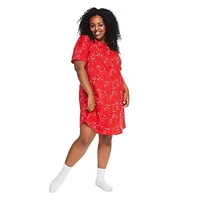 George Plus Women's Crew Neckline Nightshirt