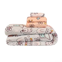 4 Piece Twin Bedding Set, Science Explorer