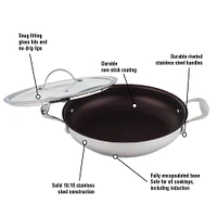 Meyer Confederation 28cm covered everyday pan