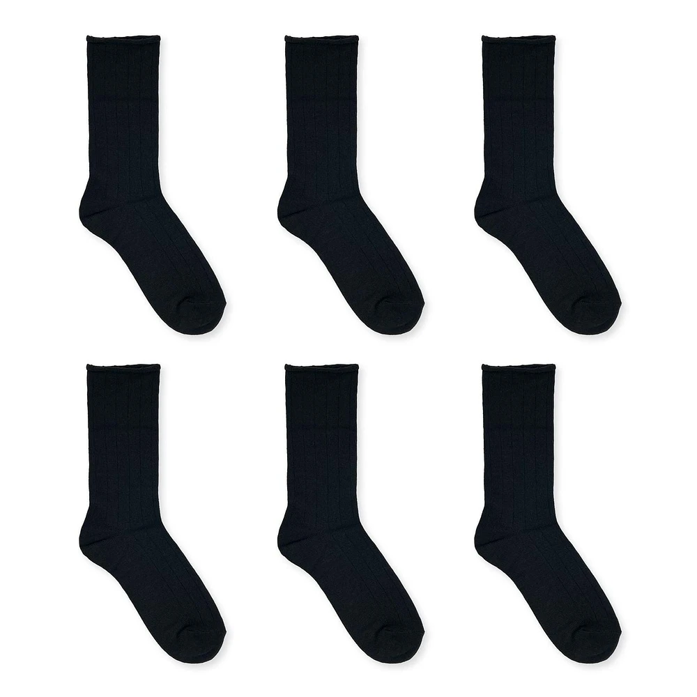 Secret® Ladies 6pk Crew Socks