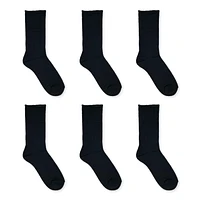 Secret® Ladies 6pk Crew Socks