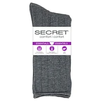 Secret® chaussettes de femmes 6pr Pointures 6 à 10