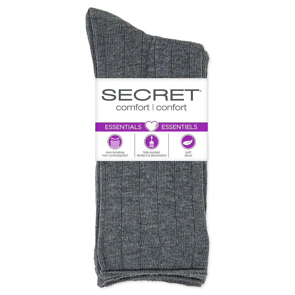 Secret® chaussettes de femmes 6pr Pointures 6 à 10