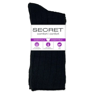 Secret® Ladies 6pk Crew Socks