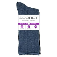 Secret® chaussettes de femmes 6pr Pointures 6 à 10