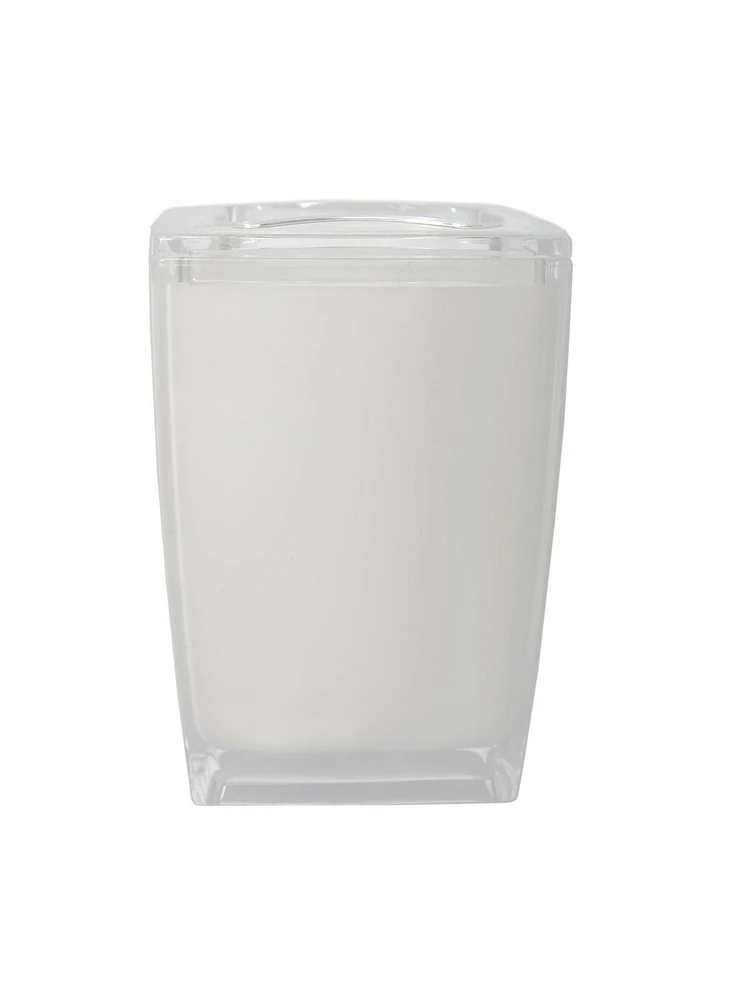 MAINSTAYS Radiant Toothbrush Holder Acrylic White, Toothbrush Holder