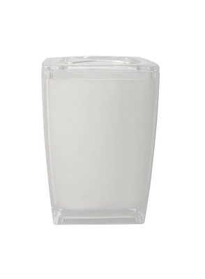 MAINSTAYS Radiant Toothbrush Holder Acrylic White, Toothbrush Holder